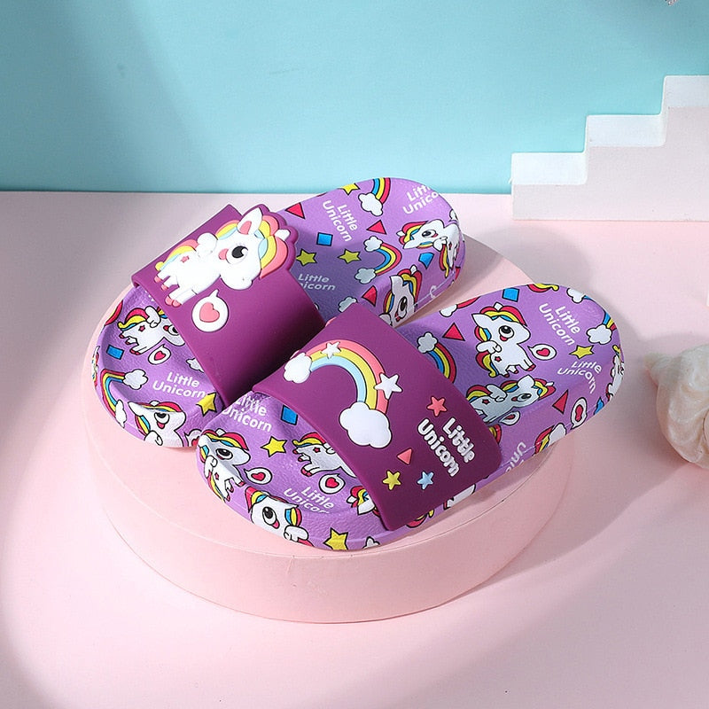 Chinelo Infantil Unicórnio