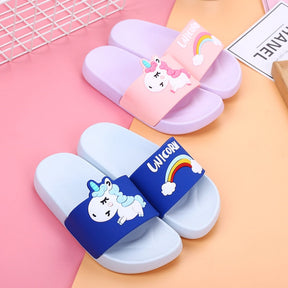 Chinelo Infantil Unicórnio Feliz
