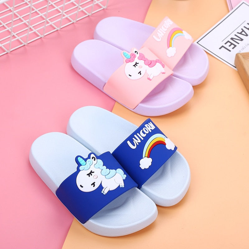 Chinelo Infantil Unicórnio Feliz