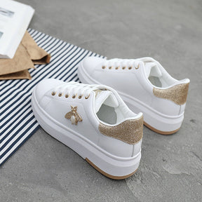 Tênis Feminino Casual Branco Lady Bee