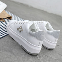 Tênis Feminino Casual Branco Lady Bee