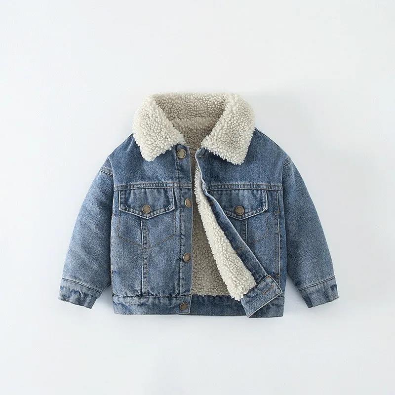 Jaqueta Infantil Jeans Peluciada