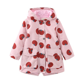 Jaqueta Infantil  Parka Estampada com Capuz - Unissex