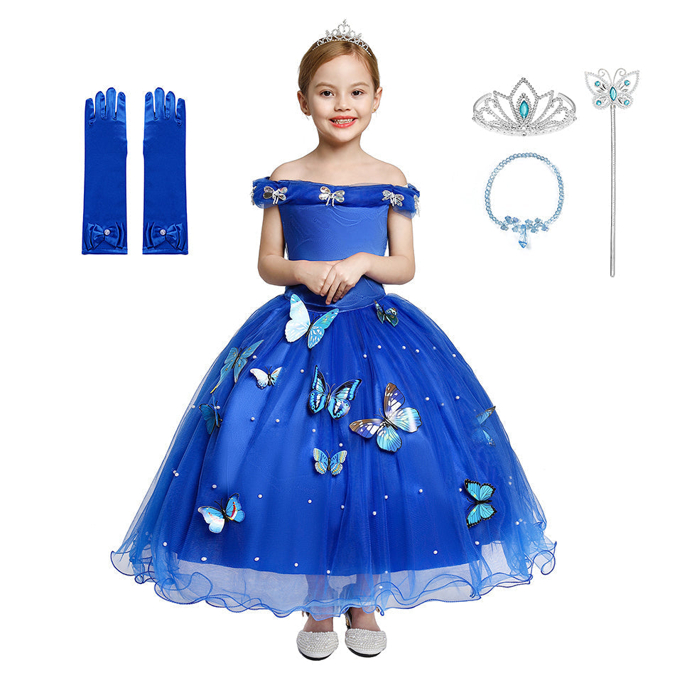Vestido Fantasia Cinderela - Baile Real