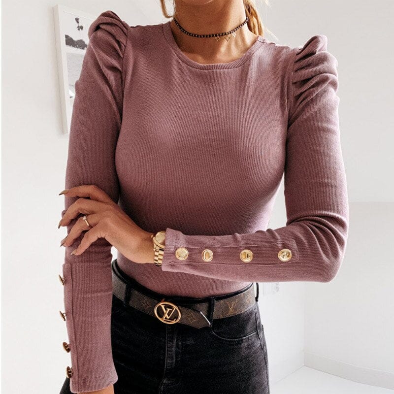 Blusa Manga Longa Feminina