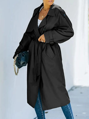 Casaco Longo Feminino Trench Kalliope