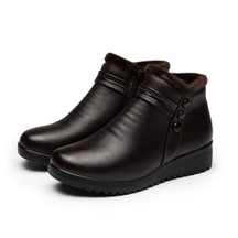 Bota Couro de Inverno Peluciado - Hellena