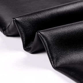 Calça Legging de Couro Fosca Peluciada Zaara