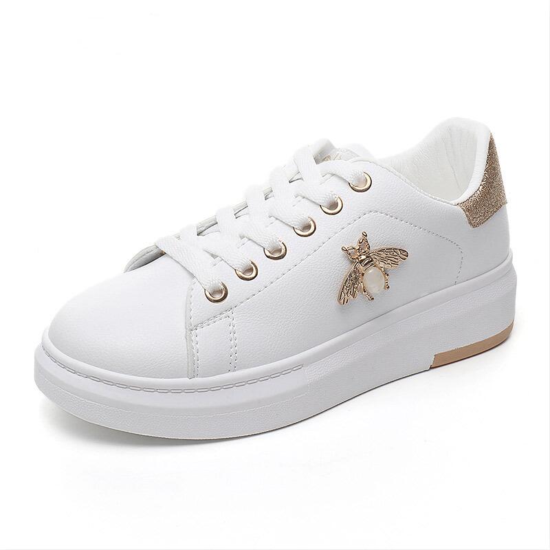 Tênis Feminino Casual Branco Lady Bee