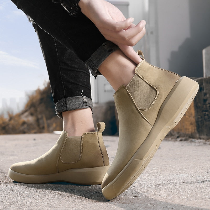 Bota Casual de Couro - Chelsea