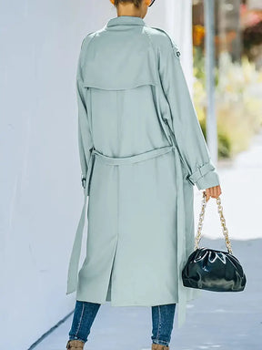 Casaco Longo Feminino Trench Kalliope