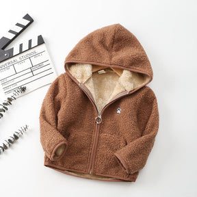 Jaqueta Infantil Fleece com Capuz
