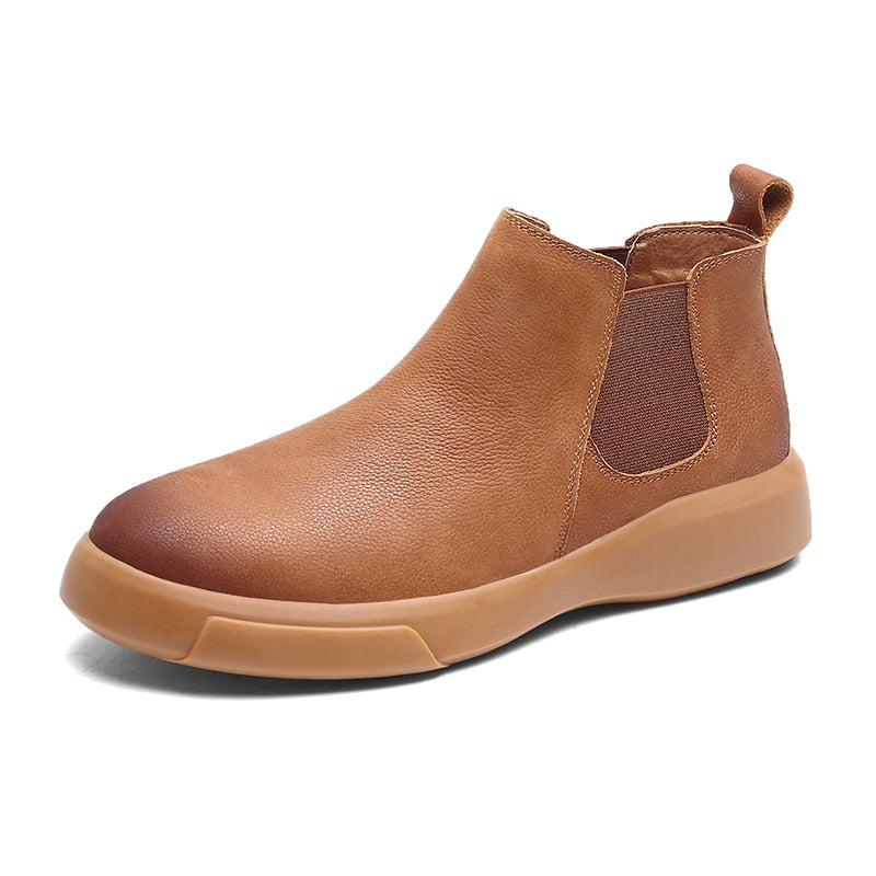 Bota Casual de Couro - Chelsea