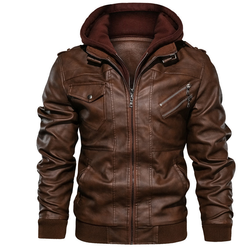 Jaqueta Masculina de Couro Dover