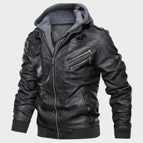 Jaqueta Masculina de Couro Dover