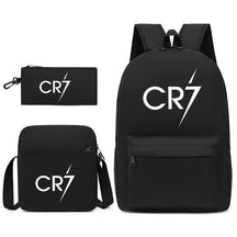 Mochila + Estojo + Lancheira Cristiano Ronaldo