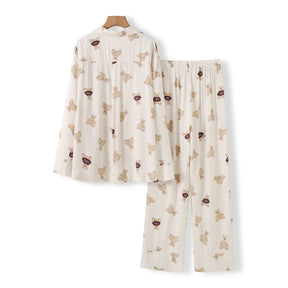 Pijama Feminino Americano Longo - Cute