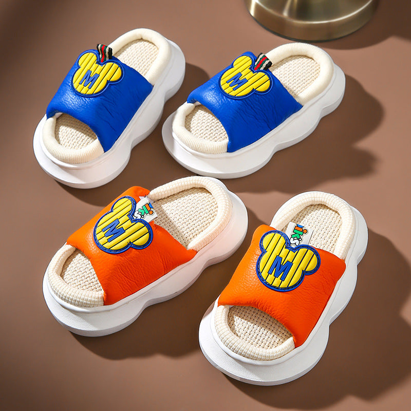 Chinelo Infantil Crochê Mickey Mouse