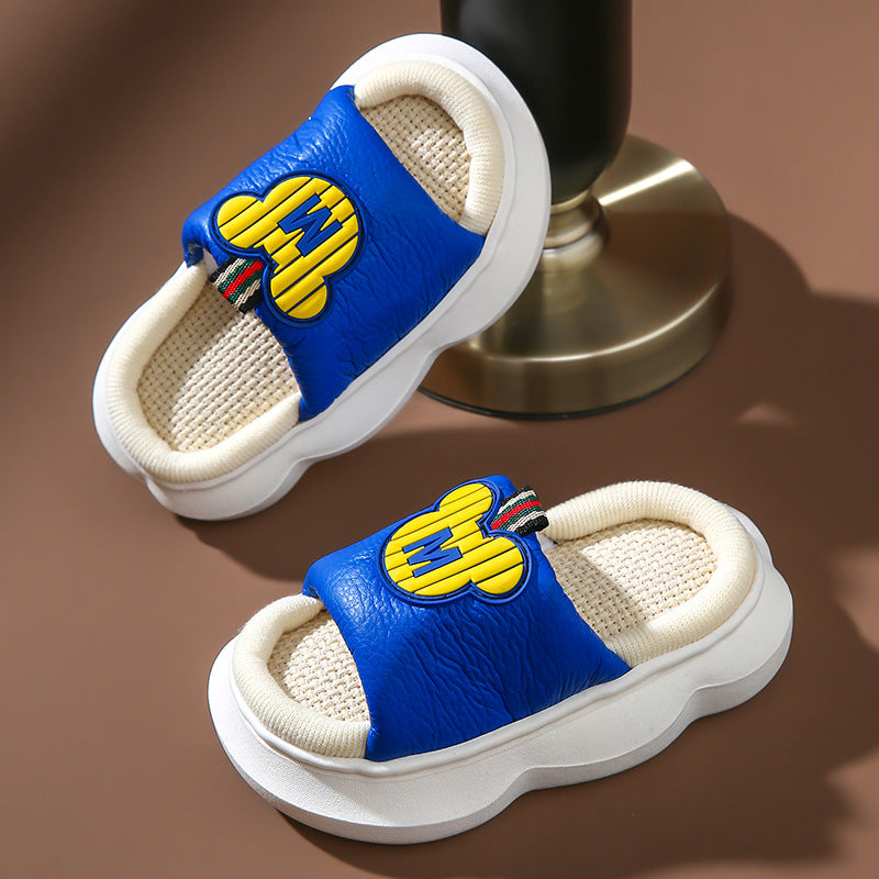 Chinelo Infantil Crochê Mickey Mouse