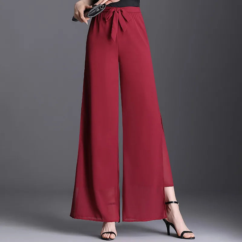 Calça em Chiffon Dupla Camada