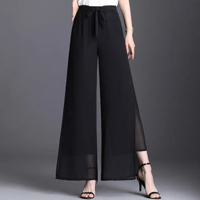 Calça em Chiffon Dupla Camada