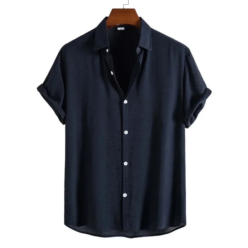 Camisa Masculina Casual Conforto