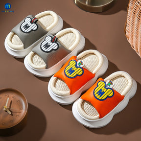 Chinelo Infantil Crochê Mickey Mouse