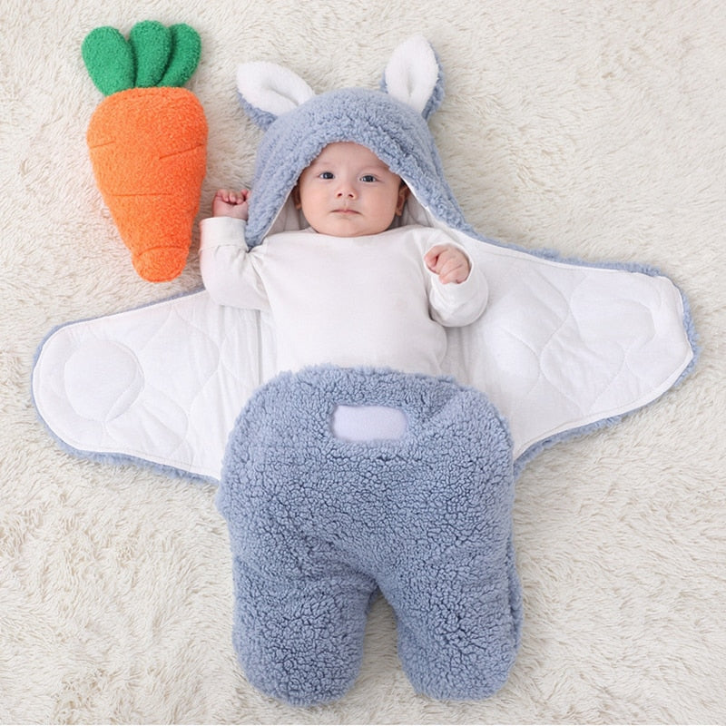 Saco de Dormir Bebê com Capuz