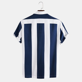 Camisa Masculina Listrada Navy