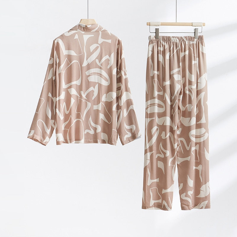 Pijama  Feminino Americano Longo - Amy