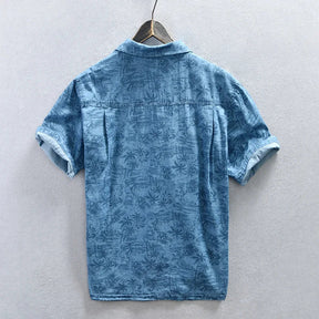 Camisa Masculina Estilo Praia