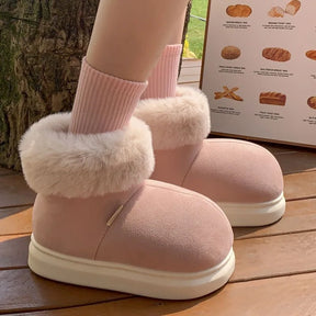 Bota de Algodão Feminina Para Inverno