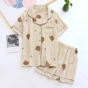 Pijama Feminino Americano Curto - Bear