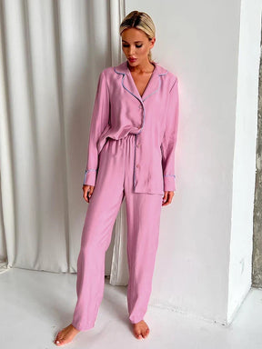 Pijama Feminino Americano  Longo - Silk