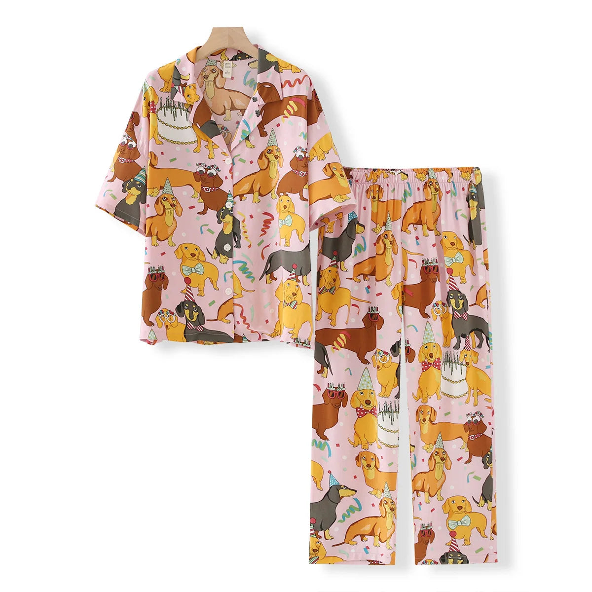 Pijama Feminino Americano Curto - Pets