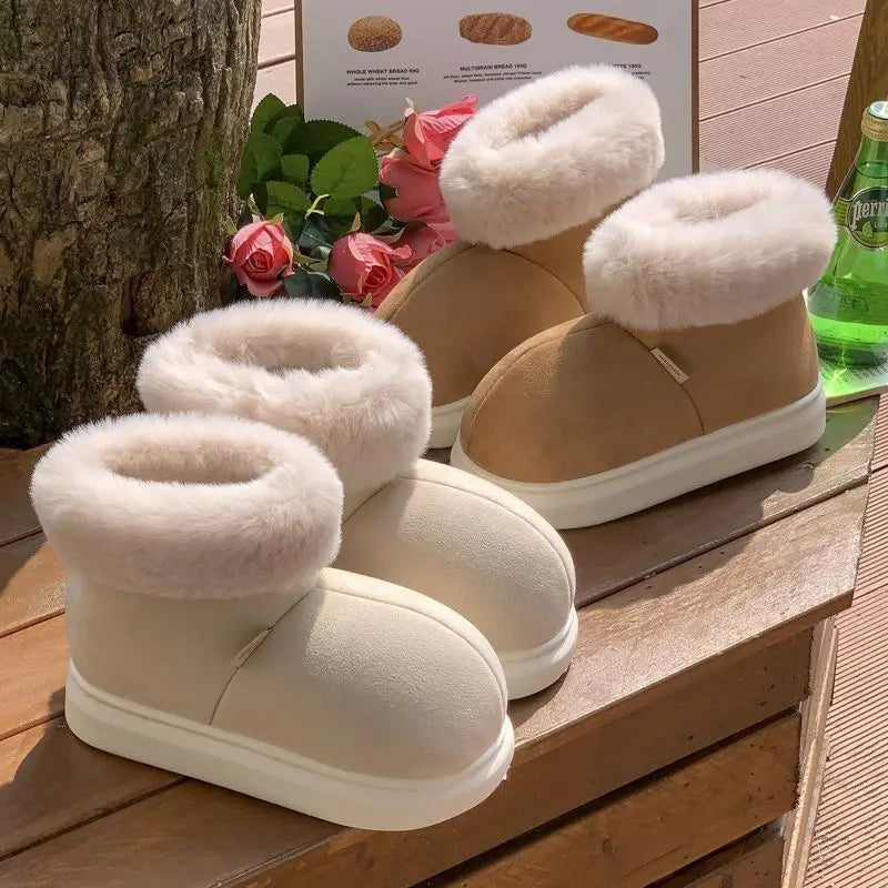 Bota de Algodão Feminina Para Inverno