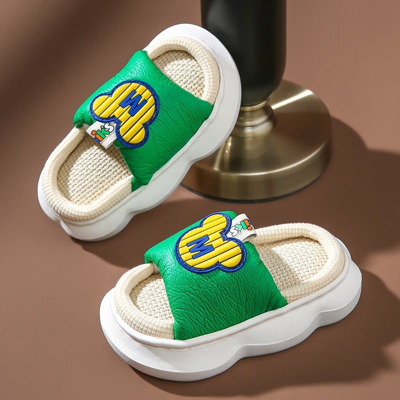 Chinelo Infantil Crochê Mickey Mouse