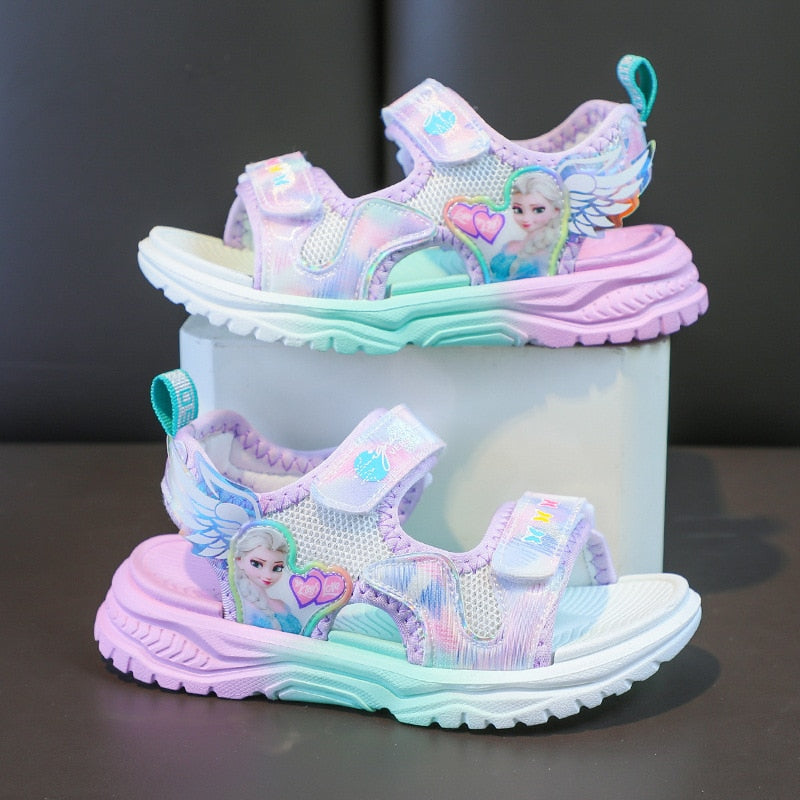 Sandália Infantil Frozen Rainbow
