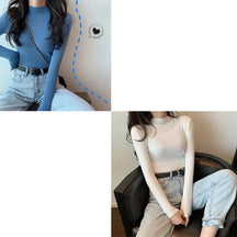 KIT 2 Blusas Canelada Gola Alta