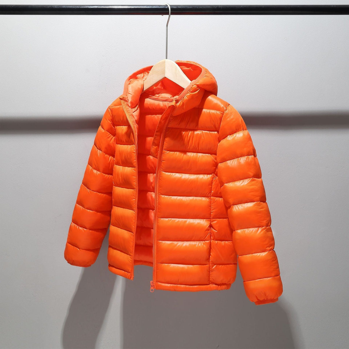 Jaqueta Infantil Puffer com Capuz Unissex