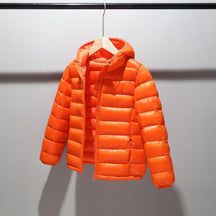 Jaqueta Infantil Puffer com Capuz Unissex