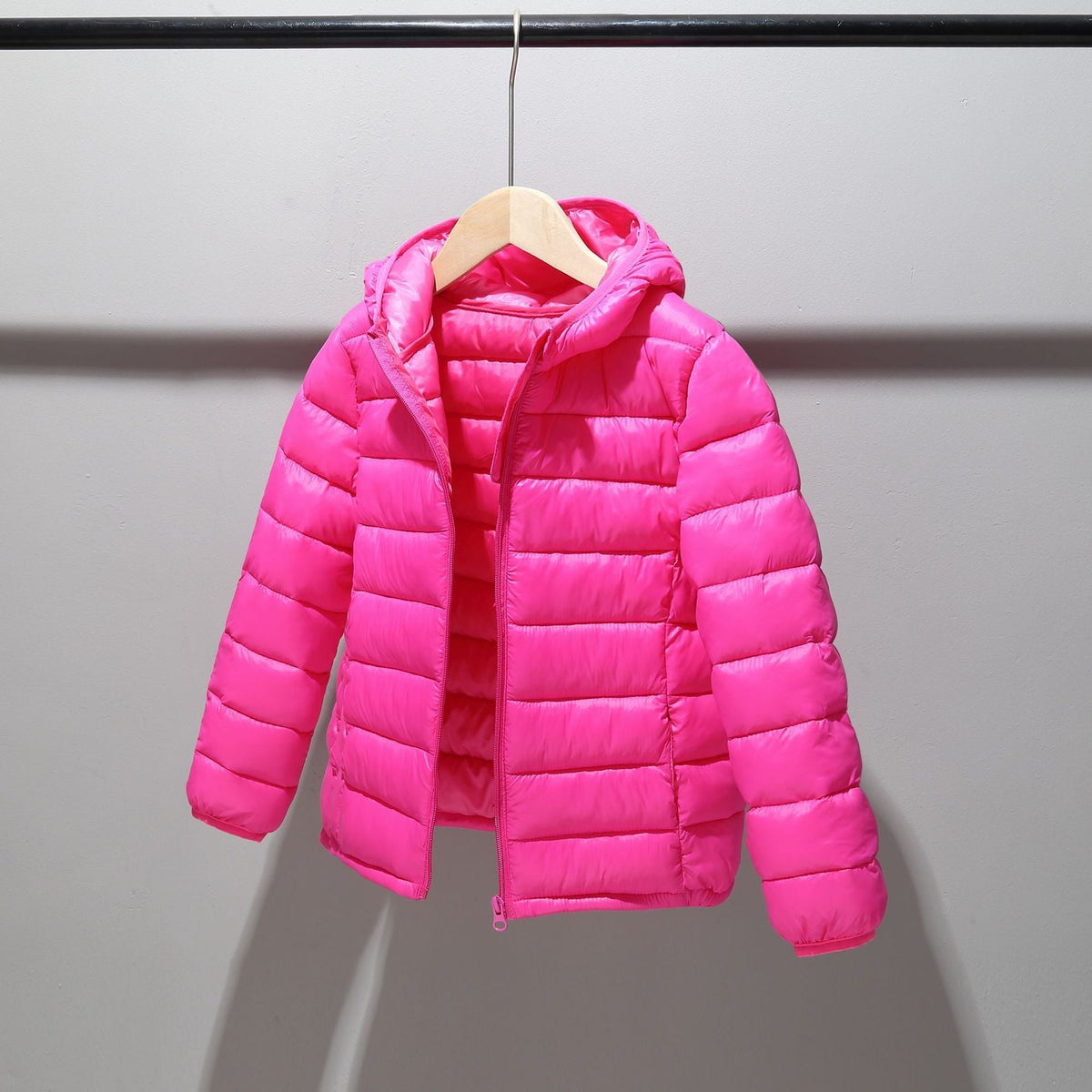 Jaqueta Infantil Puffer com Capuz Unissex