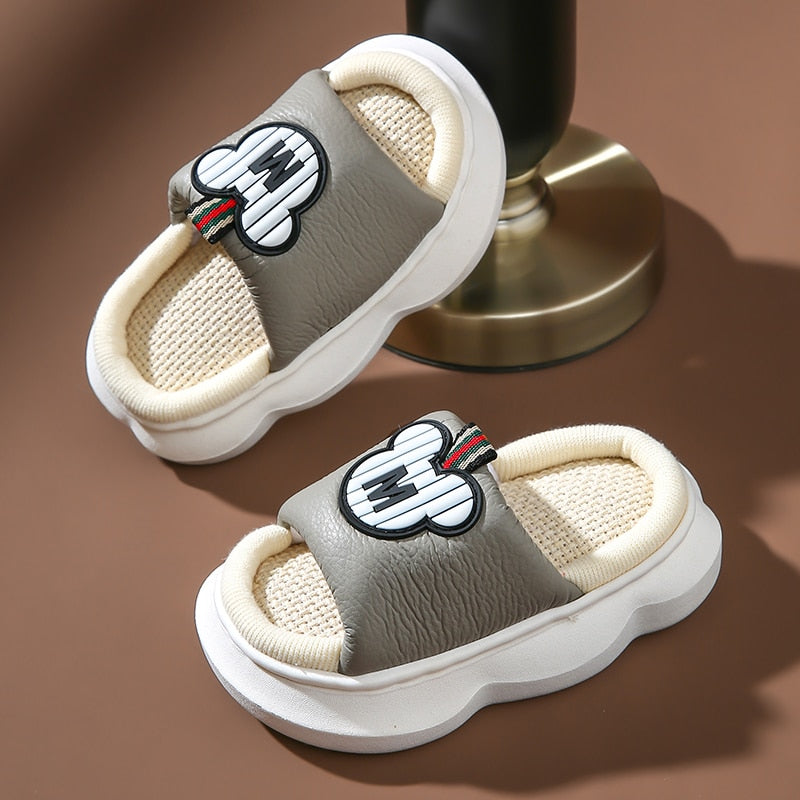 Chinelo Infantil Crochê Mickey Mouse