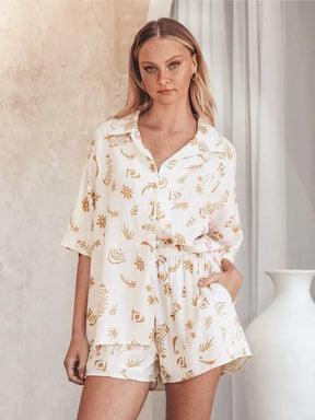 Pijama Feminino Americano Curto - Lua