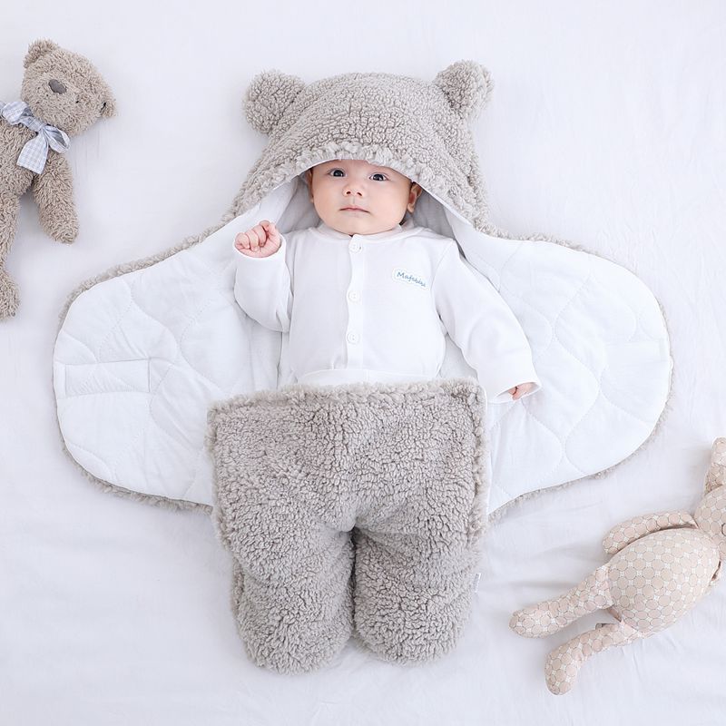Saco de Dormir Bebê com Capuz