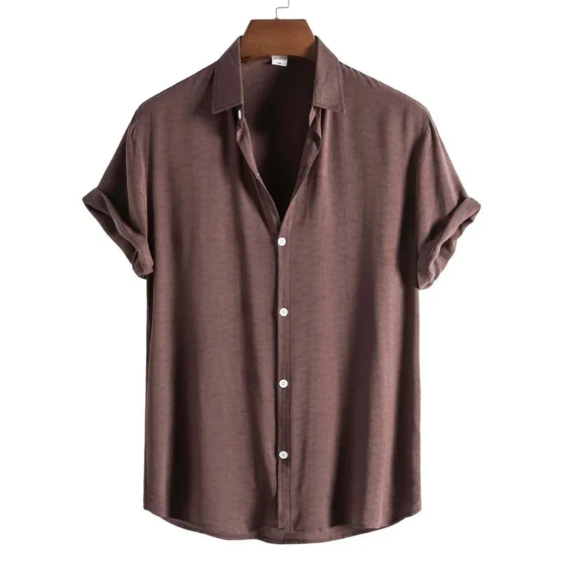 Camisa Masculina Casual Conforto