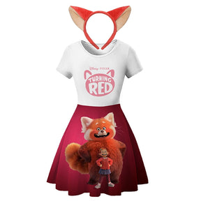 Fantasia Infantil Mei Lee Vermelho - Red Crescer é uma Fera