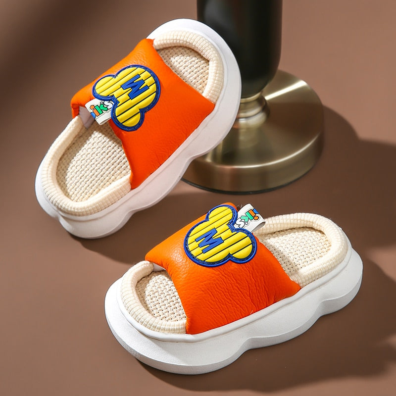 Chinelo Infantil Crochê Mickey Mouse