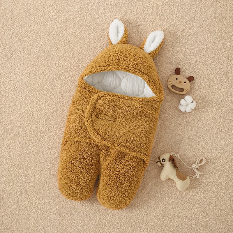 Saco de Dormir Bebê com Capuz