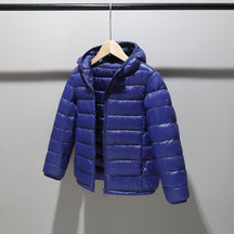 Jaqueta Infantil Puffer com Capuz Unissex